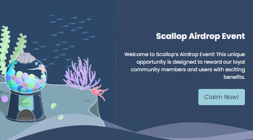 Scallop Airdrop,Claim free Scallop tokens