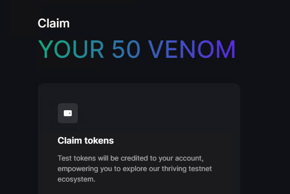 Venom Airdrop,Claim free Venom tokens